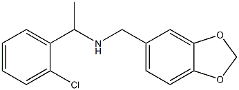 (2H-1,3-benzodioxol-5-ylmethyl)[1-(2-chlorophenyl)ethyl]amine|