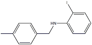 (2-iodophenyl)(4-methylphenyl)methylamine Struktur