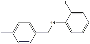 (2-iodophenyl)(4-methylphenyl)methylamine,,结构式