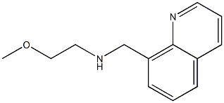 (2-methoxyethyl)(quinolin-8-ylmethyl)amine,,结构式