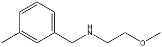 (2-methoxyethyl)[(3-methylphenyl)methyl]amine Structure