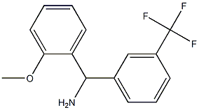 (2-methoxyphenyl)[3-(trifluoromethyl)phenyl]methanamine Structure