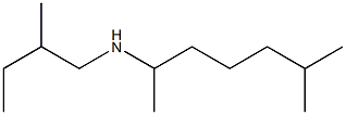  (2-methylbutyl)(6-methylheptan-2-yl)amine