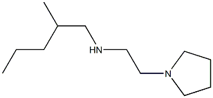 (2-methylpentyl)[2-(pyrrolidin-1-yl)ethyl]amine Struktur