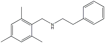 (2-phenylethyl)[(2,4,6-trimethylphenyl)methyl]amine Structure