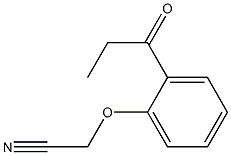 (2-propionylphenoxy)acetonitrile Struktur