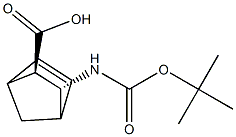 (2R,3R)-3-[(tert-butoxycarbonyl)amino]bicyclo[2.2.1]hept-5-ene-2-carboxylic acid Struktur