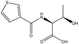 (2S,3R)-3-hydroxy-2-[(thien-3-ylcarbonyl)amino]butanoic acid Structure