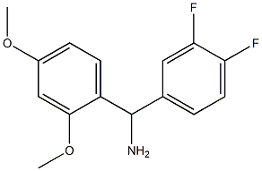 (3,4-difluorophenyl)(2,4-dimethoxyphenyl)methanamine|