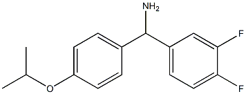  (3,4-difluorophenyl)[4-(propan-2-yloxy)phenyl]methanamine