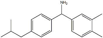 (3,4-dimethylphenyl)[4-(2-methylpropyl)phenyl]methanamine