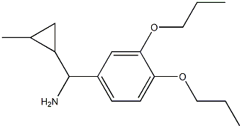 (3,4-dipropoxyphenyl)(2-methylcyclopropyl)methanamine|