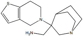(3-{4H,5H,6H,7H-thieno[3,2-c]pyridin-5-yl}-1-azabicyclo[2.2.2]octan-3-yl)methanamine