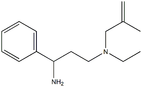 (3-amino-3-phenylpropyl)(ethyl)(2-methylprop-2-en-1-yl)amine