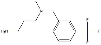 (3-aminopropyl)(methyl){[3-(trifluoromethyl)phenyl]methyl}amine Structure