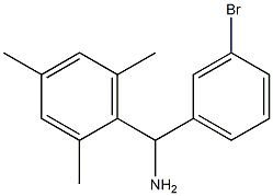 (3-bromophenyl)(2,4,6-trimethylphenyl)methanamine