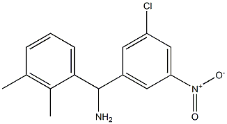 (3-chloro-5-nitrophenyl)(2,3-dimethylphenyl)methanamine,,结构式