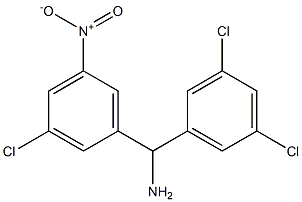 (3-chloro-5-nitrophenyl)(3,5-dichlorophenyl)methanamine