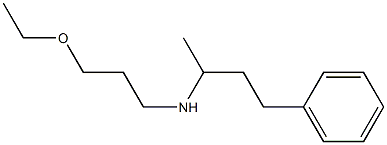 (3-ethoxypropyl)(4-phenylbutan-2-yl)amine Structure
