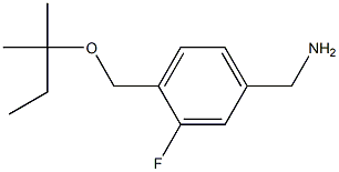 (3-fluoro-4-{[(2-methylbutan-2-yl)oxy]methyl}phenyl)methanamine