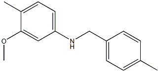 (3-methoxy-4-methylphenyl)(4-methylphenyl)methylamine 化学構造式
