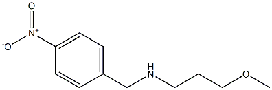 (3-methoxypropyl)[(4-nitrophenyl)methyl]amine,,结构式