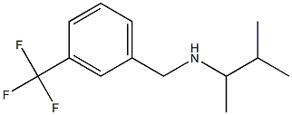 (3-methylbutan-2-yl)({[3-(trifluoromethyl)phenyl]methyl})amine 化学構造式