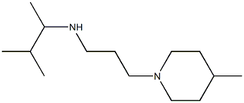 (3-methylbutan-2-yl)[3-(4-methylpiperidin-1-yl)propyl]amine,,结构式