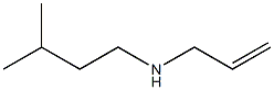 (3-methylbutyl)(prop-2-en-1-yl)amine,,结构式