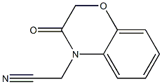 (3-oxo-2,3-dihydro-4H-1,4-benzoxazin-4-yl)acetonitrile Struktur