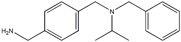 (4-{[benzyl(propan-2-yl)amino]methyl}phenyl)methanamine Struktur