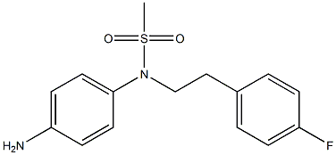 (4-aminophenyl)-N-[2-(4-fluorophenyl)ethyl]methanesulfonamide