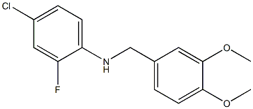 (4-chloro-2-fluorophenyl)(3,4-dimethoxyphenyl)methylamine