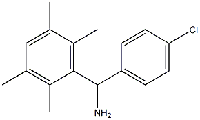 (4-chlorophenyl)(2,3,5,6-tetramethylphenyl)methanamine|