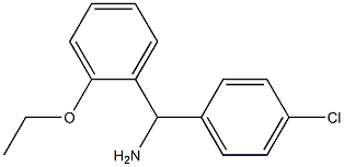 (4-chlorophenyl)(2-ethoxyphenyl)methanamine