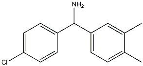 (4-chlorophenyl)(3,4-dimethylphenyl)methanamine