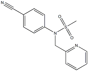 (4-cyanophenyl)-N-(pyridin-2-ylmethyl)methanesulfonamide
