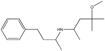 (4-methoxy-4-methylpentan-2-yl)(4-phenylbutan-2-yl)amine Structure