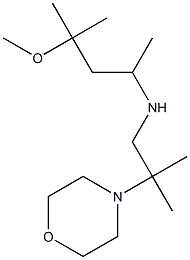 (4-methoxy-4-methylpentan-2-yl)[2-methyl-2-(morpholin-4-yl)propyl]amine Structure