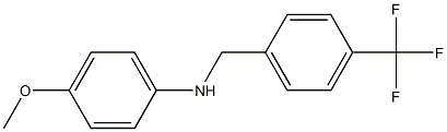 (4-methoxyphenyl)[4-(trifluoromethyl)phenyl]methylamine Structure