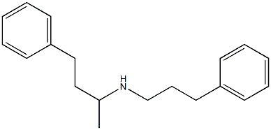 (4-phenylbutan-2-yl)(3-phenylpropyl)amine Structure