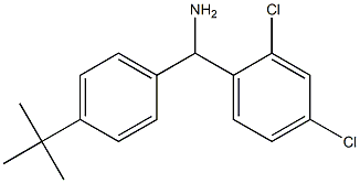 (4-tert-butylphenyl)(2,4-dichlorophenyl)methanamine,,结构式