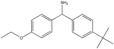 (4-tert-butylphenyl)(4-ethoxyphenyl)methanamine 化学構造式
