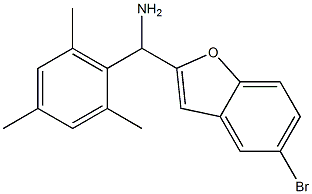  (5-bromo-1-benzofuran-2-yl)(2,4,6-trimethylphenyl)methanamine