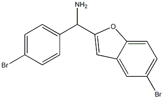 (5-bromo-1-benzofuran-2-yl)(4-bromophenyl)methanamine