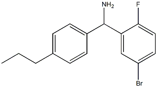 (5-bromo-2-fluorophenyl)(4-propylphenyl)methanamine