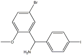 (5-bromo-2-methoxyphenyl)(4-iodophenyl)methanamine