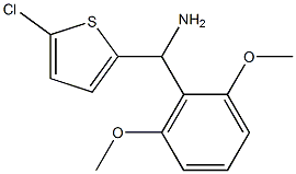 (5-chlorothiophen-2-yl)(2,6-dimethoxyphenyl)methanamine