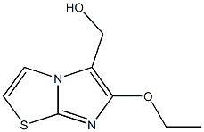 (6-ethoxyimidazo[2,1-b][1,3]thiazol-5-yl)methanol 化学構造式