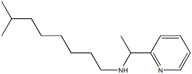 (7-methyloctyl)[1-(pyridin-2-yl)ethyl]amine Struktur